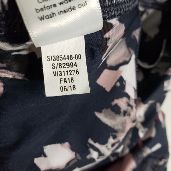 Athleta Women's Tights Small Challenge Bloom 7/8 Midnight Madness 385448-00 - Picture 11 of 11